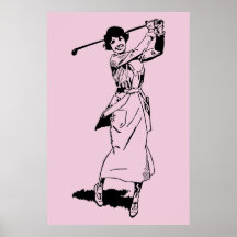 Vrouw Golfer 1921