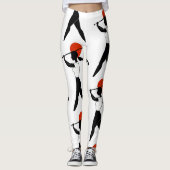 Vrouw Golfer Designer Leggings (Voorkant)