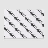 Vrouw Golfer Sport Tissuepapier (Voorkant)