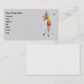 VROUW GOLFER VISITEKAARTJE (Voorkant / Achterkant)