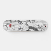 Vrouw Graffiti Street Art Dd Brand Skateboard (Horizontaal)