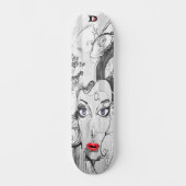 Vrouw Graffiti Street Art Dd Brand Skateboard (Voorkant)