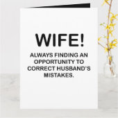 Vrouw Grappige Typografie Vrouw Groet Kaart (Gele Bloem)