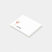 Vrouw Gymnast Post-it® Notes (Schuin)