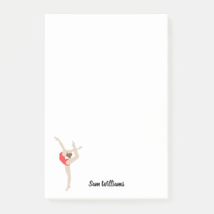 Vrouw Gymnast Post-it® Notes