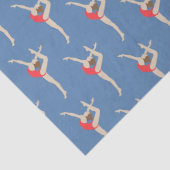 Vrouw Gymnast Tissuepapier (Detail)