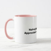 Vrouw Hair Stylist Appreciation Day Mok (Links)