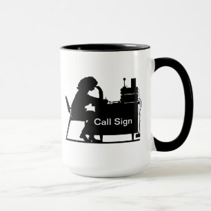 Vrouw Ham Silhouette bij de Mok Rig