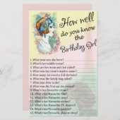 vrouw Hoe goed ken je de verjaardag? (Voorkant / Achterkant)