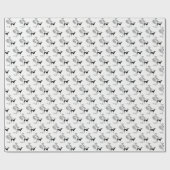 Vrouw-hond-gevuldIn-ArtDeco-Trans-BG-ADD-155 Cadeaupapier (Vlak)