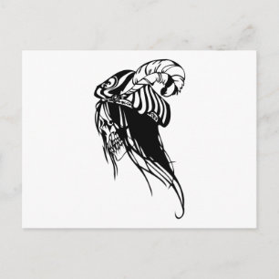 Vrouw Huid Briefkaart