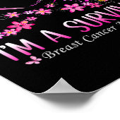 Vrouw: Ik ben een overlevende borstkankerinformant Poster (Hoek)