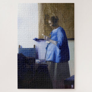 Vrouw in Blauw, Johannes Vermeer Legpuzzel