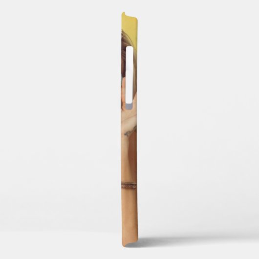 Vrouw in blauwe Gibraltar met zonnebril Case-Mate iPhone Case (Achterkant / Links)