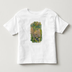 Vrouw in de tuin (olie op doek) kinder shirts