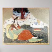 Vrouw in de tuin van Shah Abbas I Poster (Voorkant)
