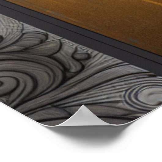 vrouw in goud etherisch poster (Hoek)