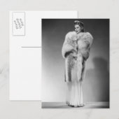 Vrouw in Gown 2 Briefkaart (Voorkant / Achterkant)