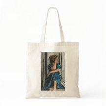 Vrouw in het blauw