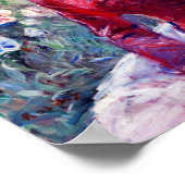 Vrouw in het rood, Berthe Morisot Poster (Hoek)