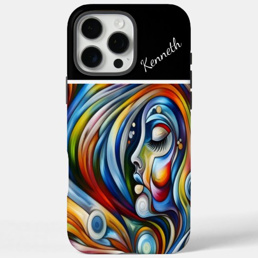 Vrouw in kleur Case-Mate iPhone case (Achterkant)