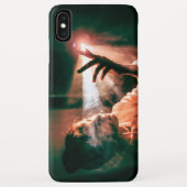 Vrouw in licht en rook Case-Mate iPhone case (Achterkant)