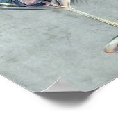 vrouw in Martini Glass Poster (Hoek)