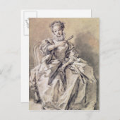 Vrouw in Spaanse kostuum Briefkaart (Voorkant / Achterkant)