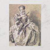 Vrouw in Spaanse kostuum Briefkaart (Voorkant)