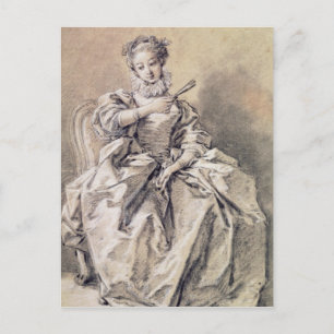 Vrouw in Spaanse kostuum Briefkaart