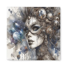 Vrouw in Space Magnet