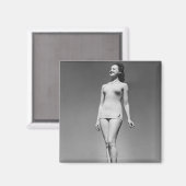 Vrouw in Swimsuit Magneet (Voorkant / Achterkant)