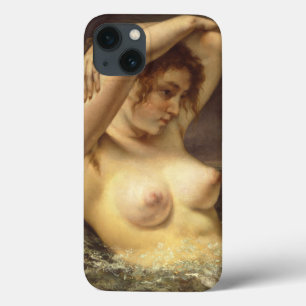 Vrouw in Waves door Gustave Courbet iPhone 13 Hoesje