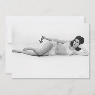 Vrouw in zwemkleding