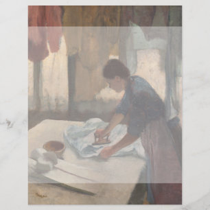 Vrouw Ironing door Edgar Degas