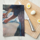 Vrouw Ironing  Theedoek (Quarter Fold)