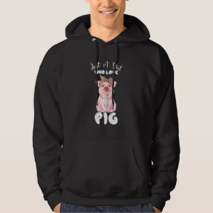 Vrouw Is Alleen Een Meisje Dat Varkens Wereld Boer Hoodie