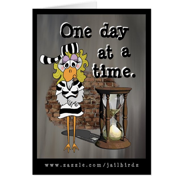 Vrouw Jailbird: Wees sterk! (Voorkant)