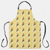 Vrouw Kardinaal zongvogel Schort (Voorkant)