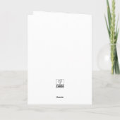 Vrouw Kerstmis Kaart (Achterkant)