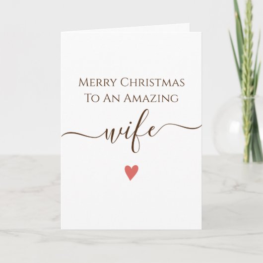 Vrouw Kerstmis Kaart (Voorkant)
