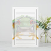 Vrouw kikker briefpapier (Staand voorkant)