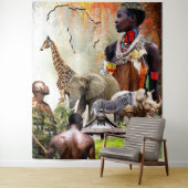 Vrouw King Wandkleed (In situ)