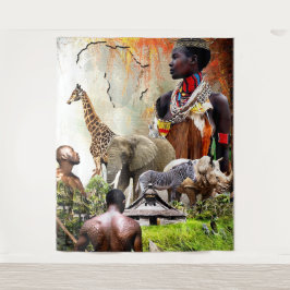 Vrouw King Wandkleed