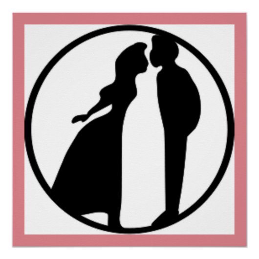 VROUW KISSING MAN PERFECT POSTER (Voorkant)