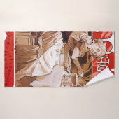 Vrouw Koken, Alphonse Mucha Badhanddoek (Badhanddoek)
