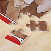 Vrouw Koken, Alphonse Mucha Legpuzzel (Zijkant)