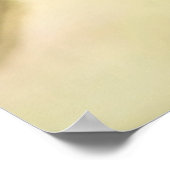 Vrouw kolibrie in haar nest poster (Hoek)