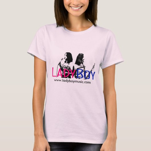 Vrouw LadyBoy T-Shirt (Voorkant)