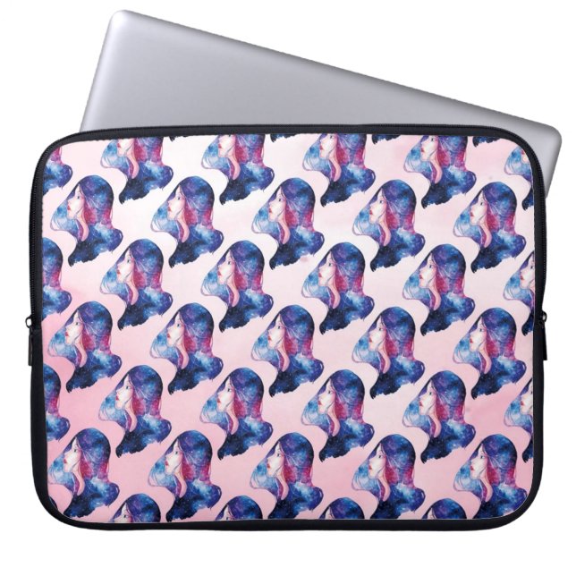 Vrouw Laptop Sleeve (Voorkant)
